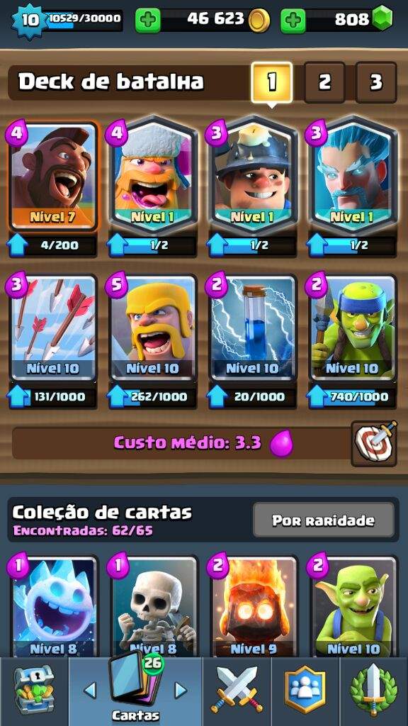 Deck De Lenhador Mineiro Mago D Gelo Clash Royale Amino Oficial Amino