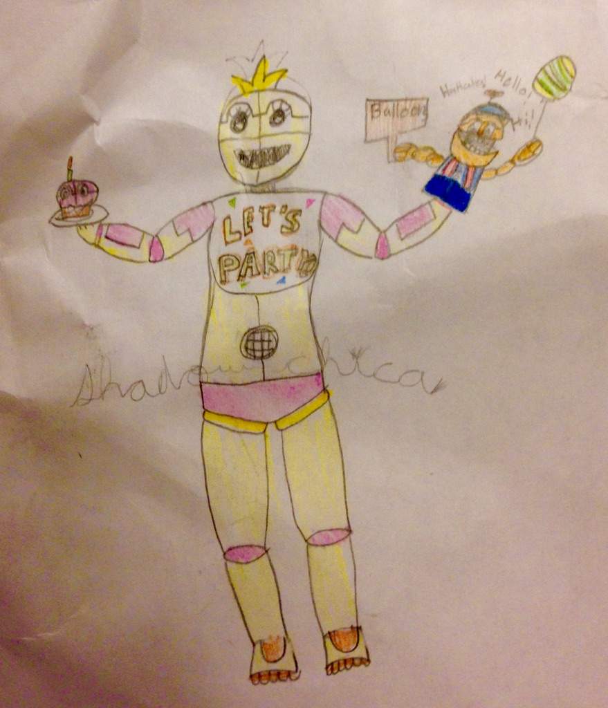 Funtime Toy Chica Drawing Five Nights At Freddy S Amino