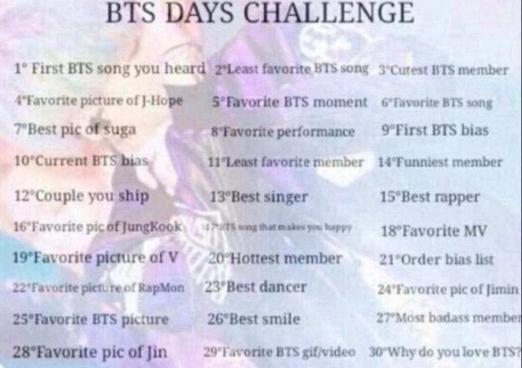 30 Day BTS Challenge | K-Pop Amino