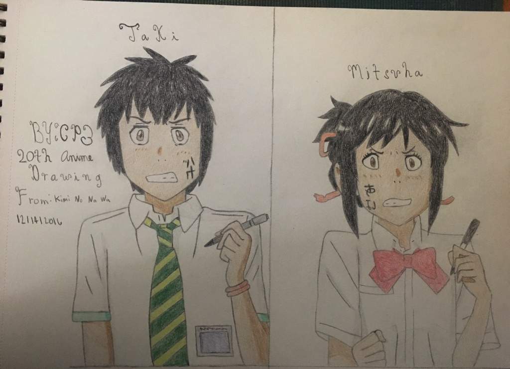 Kimi No Na Wa (Drawing Tutorial) | Anime Amino