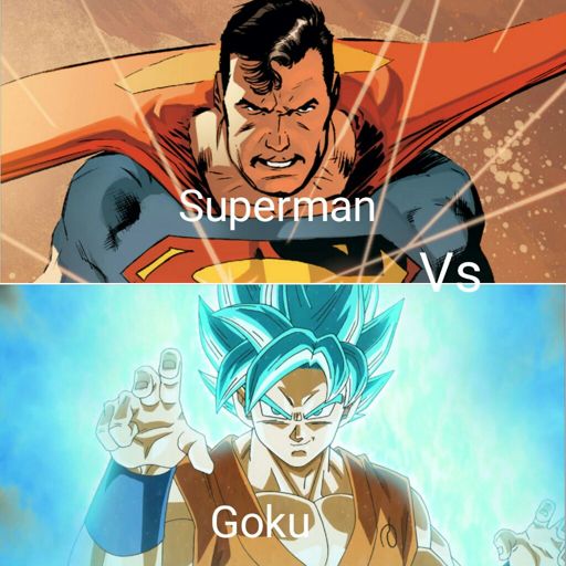 Goku Vs Superman | Comics Amino