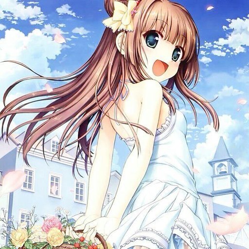 Cute shower anime long hair