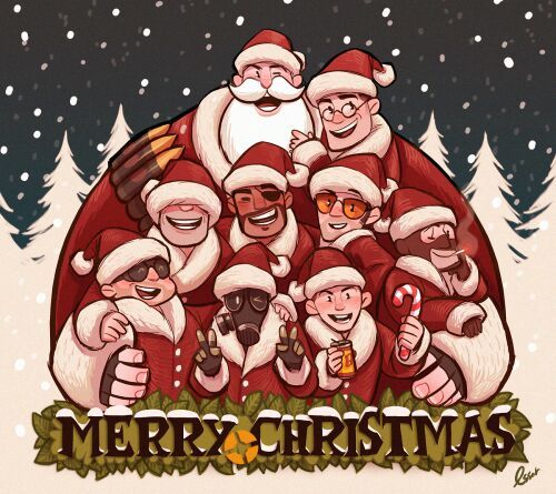 Merry Christmas Tf2 Team Fortress 2 Amino