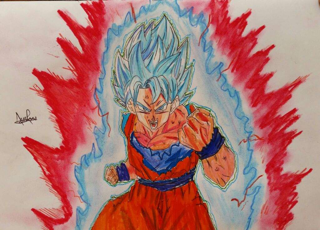 Goku Ssj Blue Modo Kaioken X Tutorial De Yair Sasson Art Arte My Xxx Hot Girl