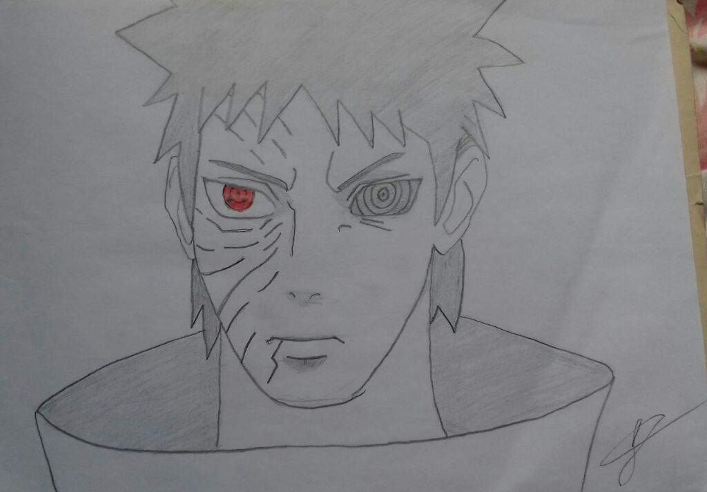 Desenho Obito Para Colorir