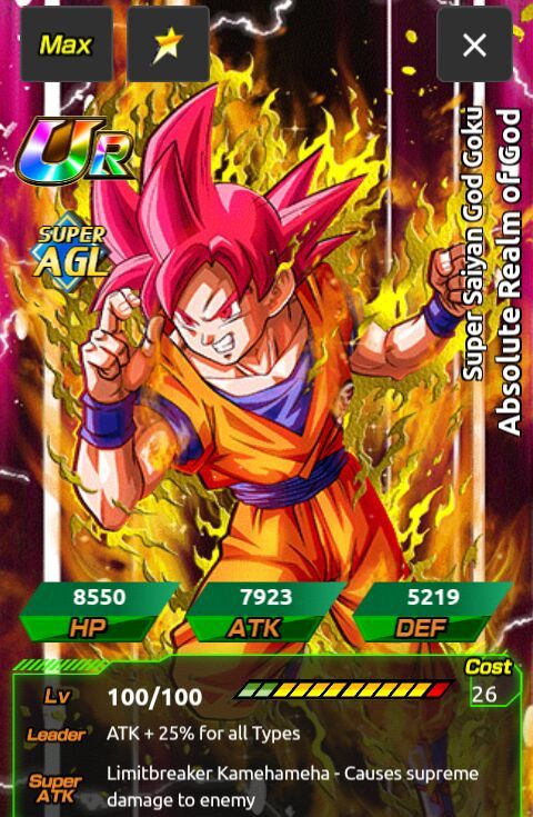 super saiyan god goku dokkan