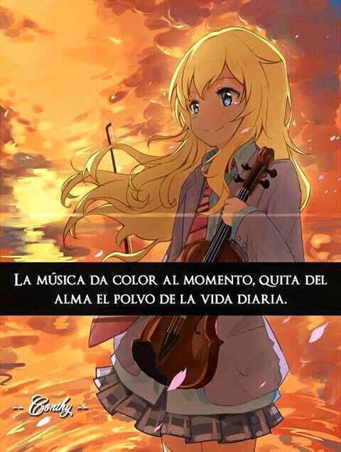 Frases De Shigatsu Wa Kimi No Uso Shojo Y M S Amino