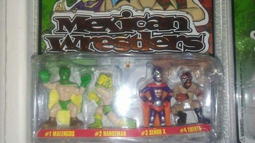MICRO ICONS SERIES 1 MEXICAN WRESTLERS LOOSE SINGLE FIGURE DIENTES 