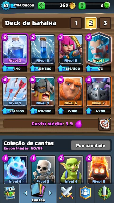 DECK DE BÁRBAROS DE ELITE E MAGO DE GELO PARA CHEGAR A 2600 TROFÉUS