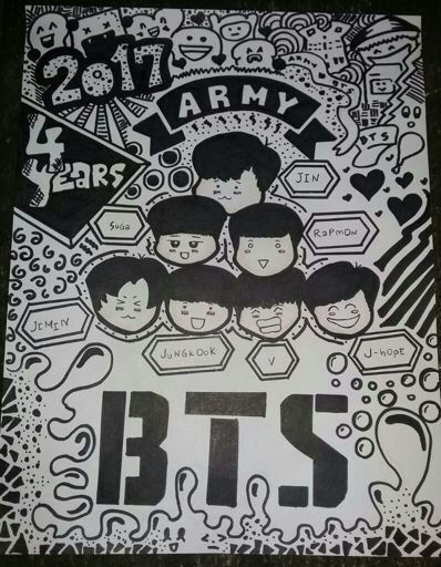 💕💕💕bts Doodles💕💕💕 Armys Amino