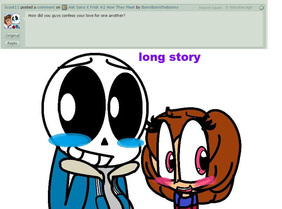 Image Ask Sans X Frisk 1 Kiss Already By Lil Miss Fandoms On 8437