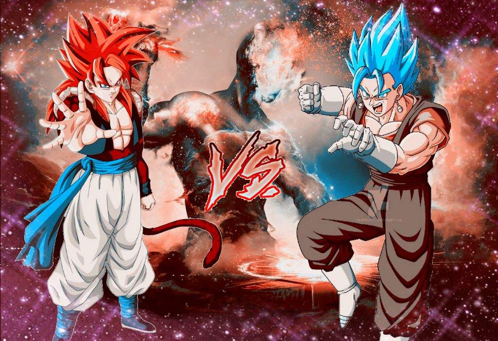 GOGETA SSJ4 VS VEGETTO SSJ BLUE(voten) | •Anime• Amino