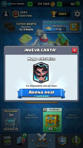 Nueva carta MAGO ELÉCTRICO Clash Royale Amino Amino