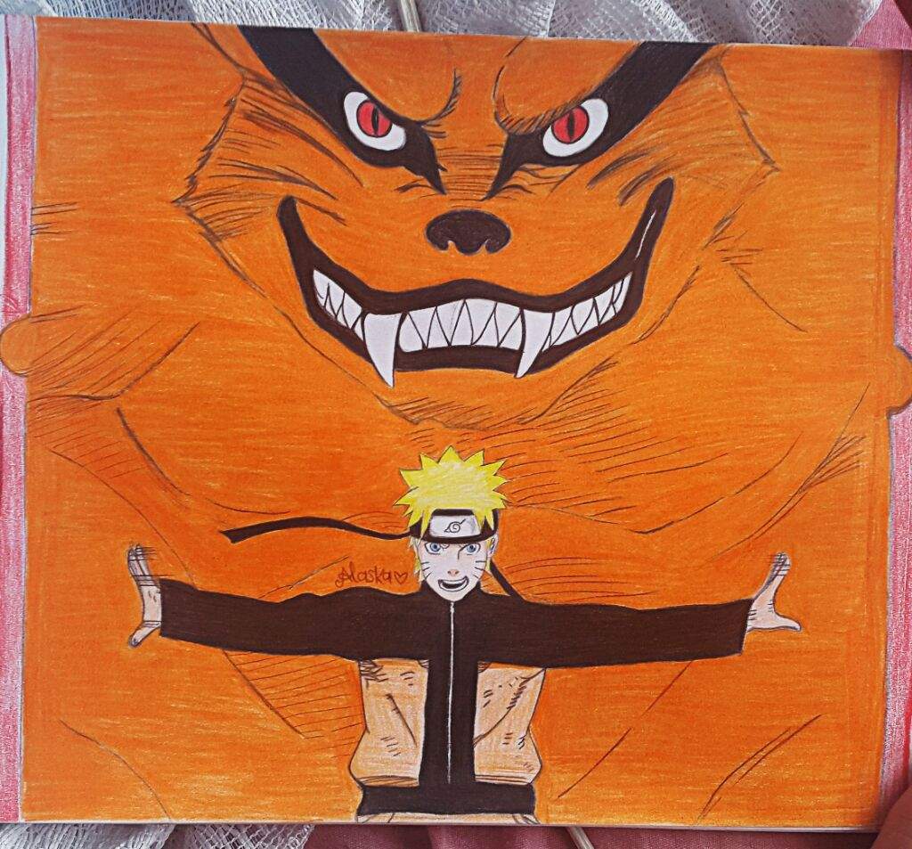 Dibujando A Naruto Y Kurama Naruamino Amino