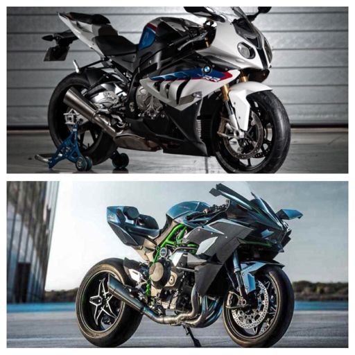 bmw s1000rr kawasaki ninja h2