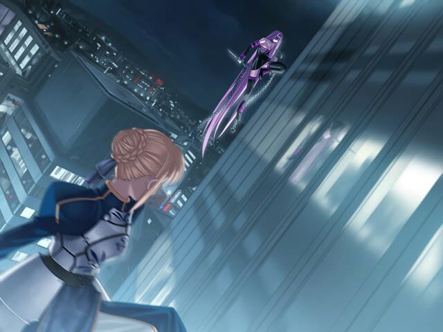 fate stay night visual novel saber