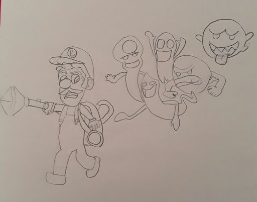 My Drawing Of Luigi's Mansion Dark Moon | Mario Amino