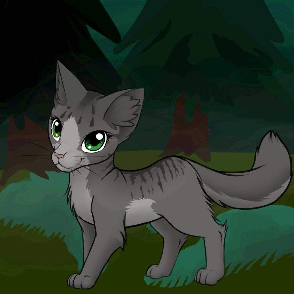Warrior Cats Untold Tales Cat Color Pages Blue Tabby.
