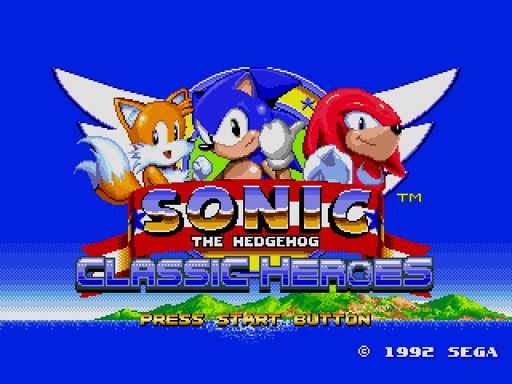 sonic classic heroes sonic retro