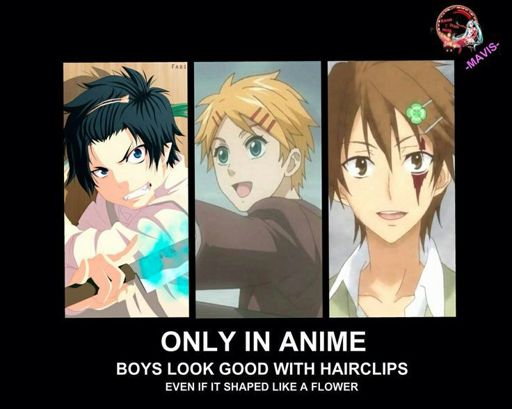 Anime Hair Clips