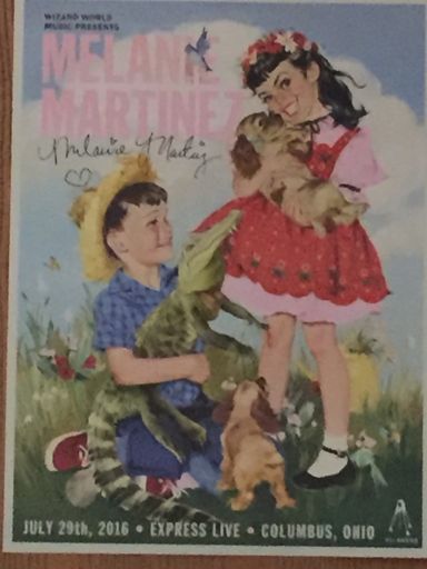Melanie Martinez Reprint SIGNED 11x14" Poster #5 RP Dollhouse The Voice Cry Baby 