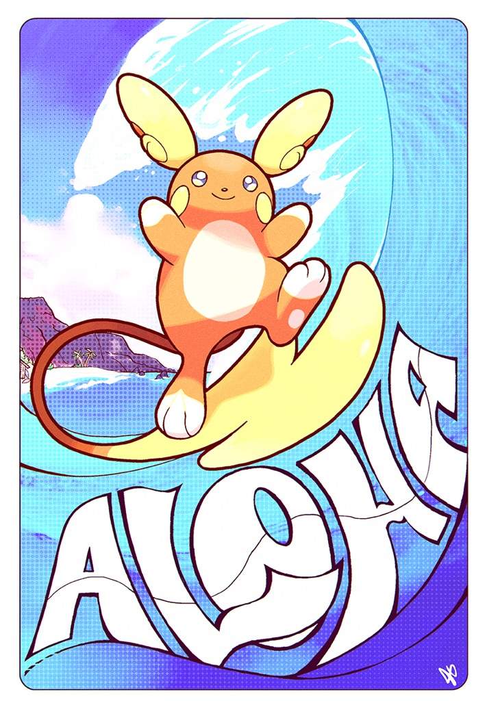 pokemon center alolan raichu