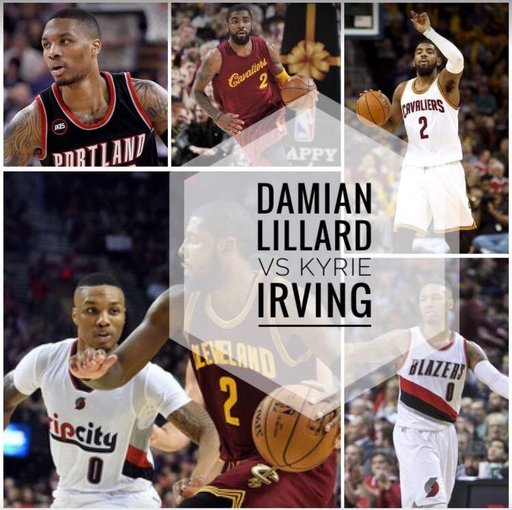 kyrie irving vs damian lillard stats