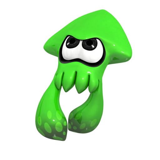 green splatoon squid