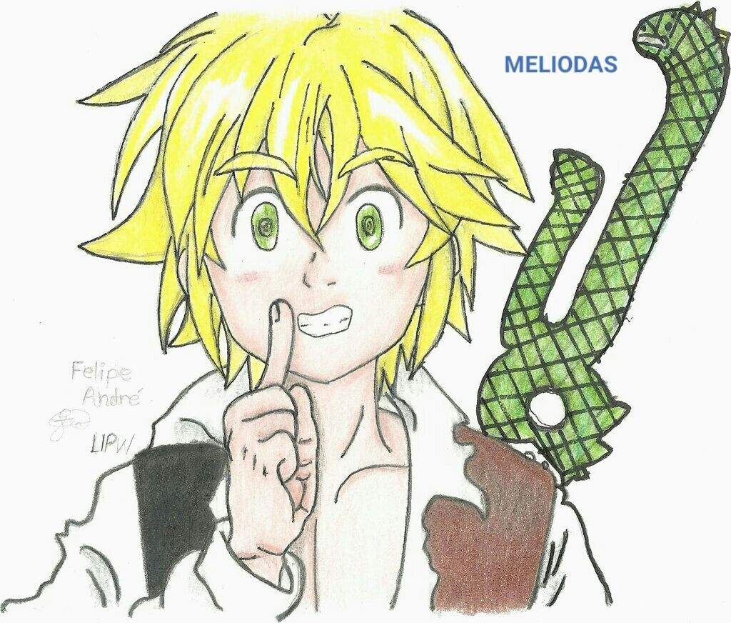 Como Desenhar O Meliodas Nanatsu No Taizai Passo A Pa 6187