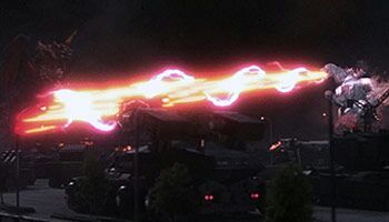heat ray godzilla glow
