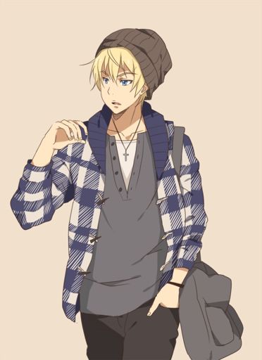 anime plaid shirt