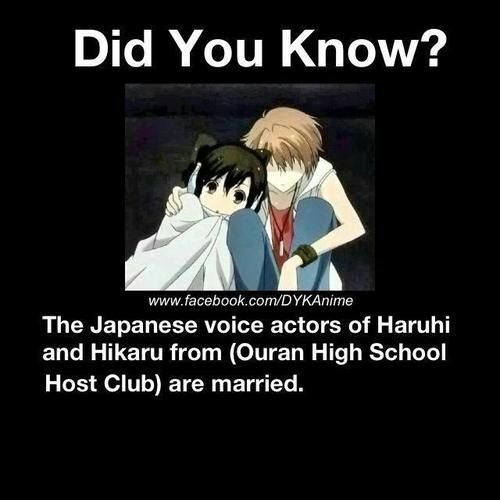 Anime facts (Ouran high school host club) | Anime Amino
