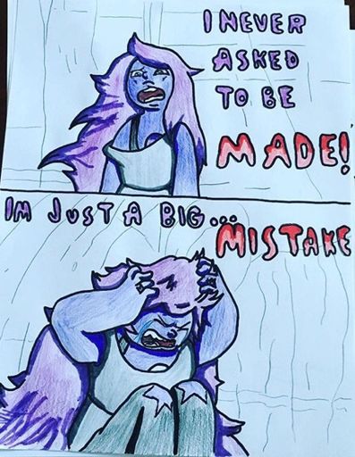 Sad Amethyst Drawing Steven Universe Amino