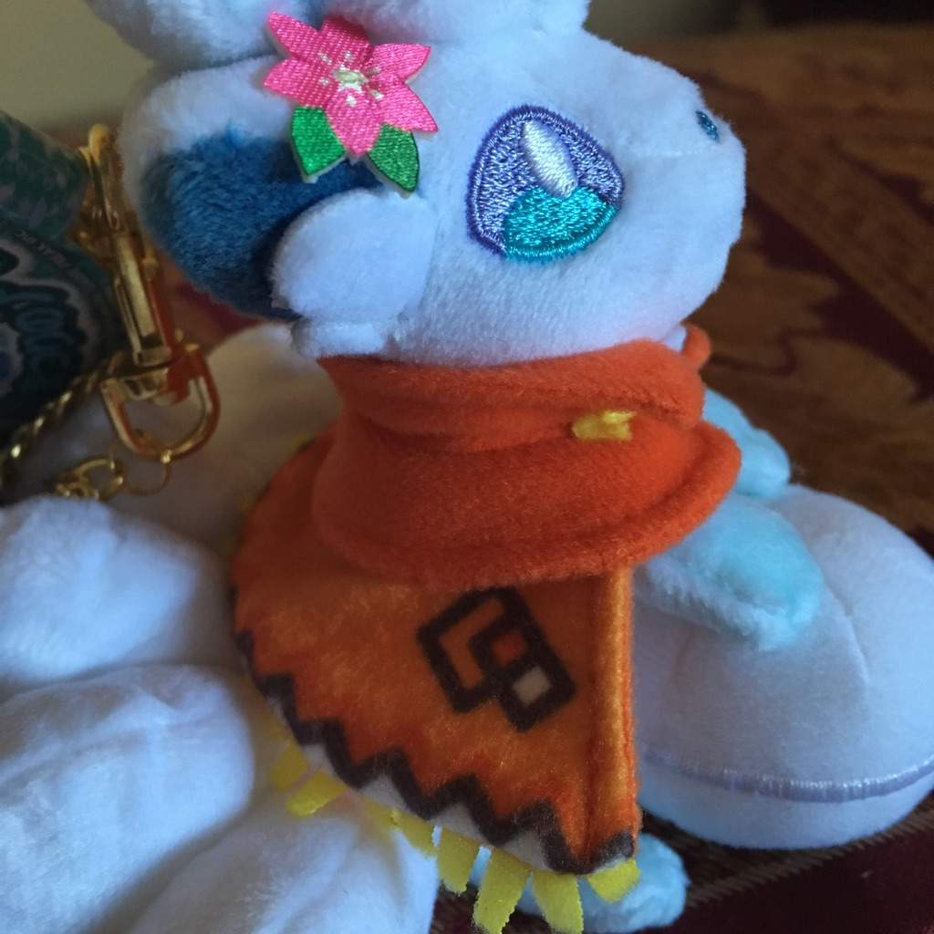 life size alolan vulpix plush