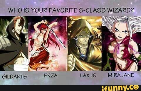 Fairy Tail Who Is Your Favorite S Class Mage Anime Amino