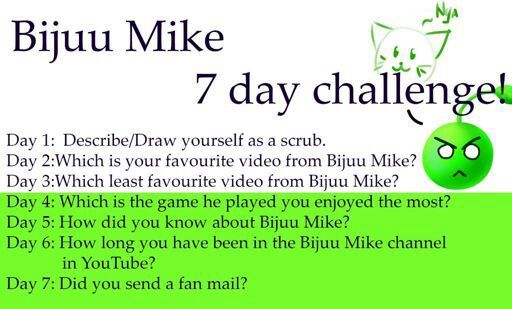 Bijuu Mike 7 Day Challenge Bijuu Mikes Scrubs Amino