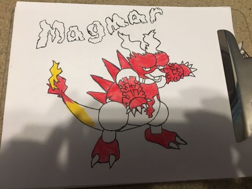 Magmar Drawing Wip Pt 2 Pokémon Amino