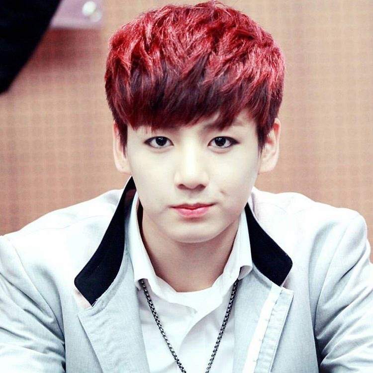 Day 1~ Pre-debut Bias Challenge 도전~ Red Hair Jungkook | ARMY's Amino