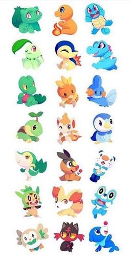 ★starters★ Pokémon Amino