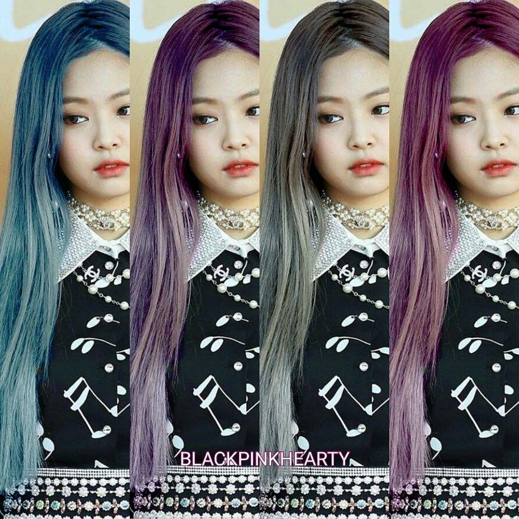 Jennie with different hair colors 👸 BLINK ( 블링크 ) Amino