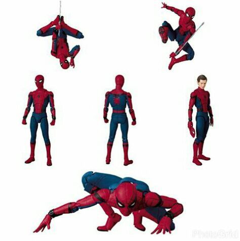 figura spiderman articulada