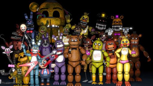 fnaf 1 all characters