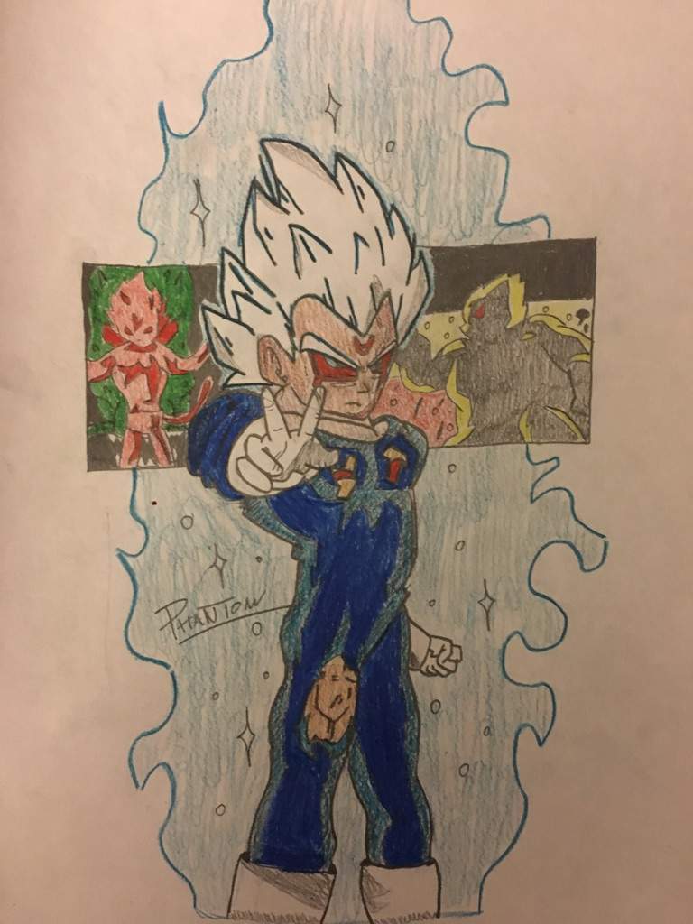 super saiyan white vegeta