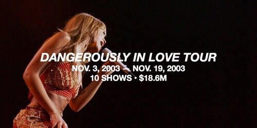 beyonce dangerously in love tour