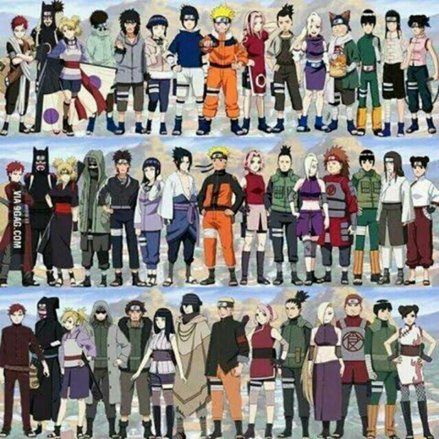 Naruto Y La Evolución De Todos Los Personajes •anime• Amino 5847