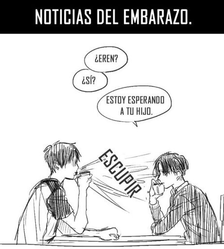 Asi Reacciona Eren Cuando Se Entera De Que Levi Esta Embarazado