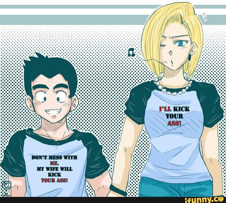 Krillin And Android 18 The Best Couple Challenge Dragonballz Amino 