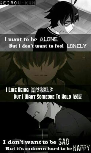 I Wanna To Be Alone But Anime Amino