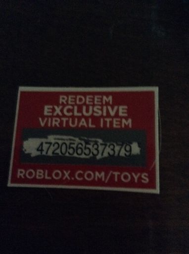 Roblox Toy Code Virtual Items