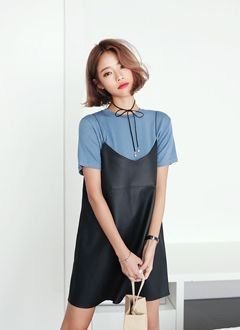 dress over shirt korean